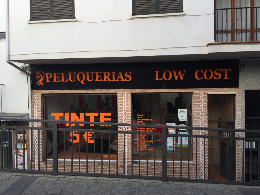 Peluquerías low cost