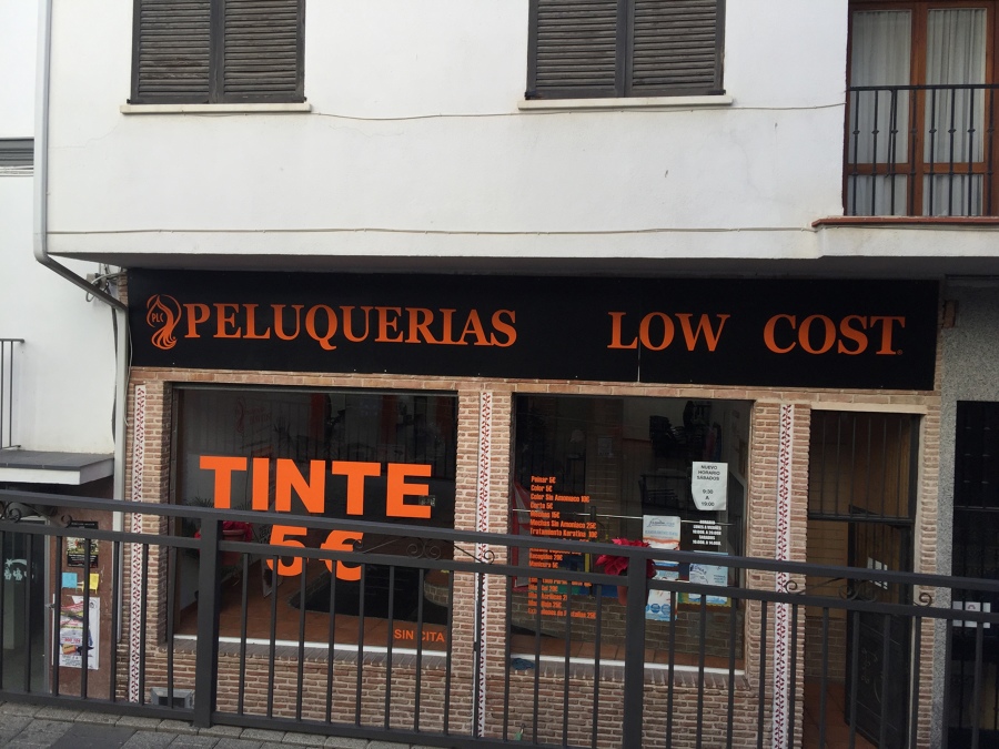 Peluquerías low cost