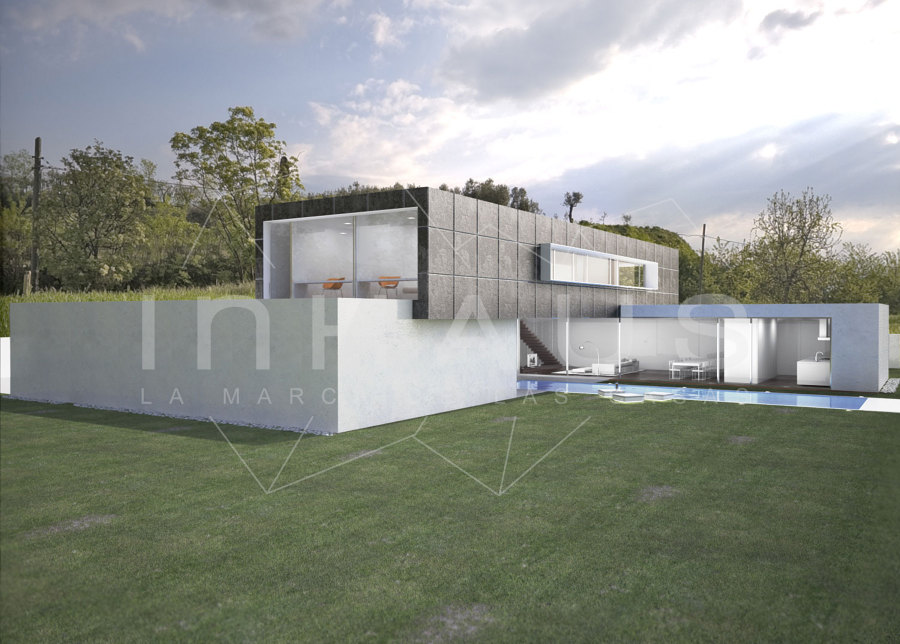 Perfil casa modular modelo Puig Cerà