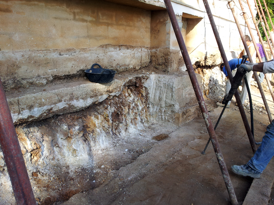 Perforacion de pilotes.