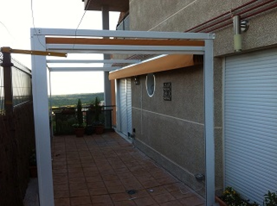 Pérgola aluminio 80x40 