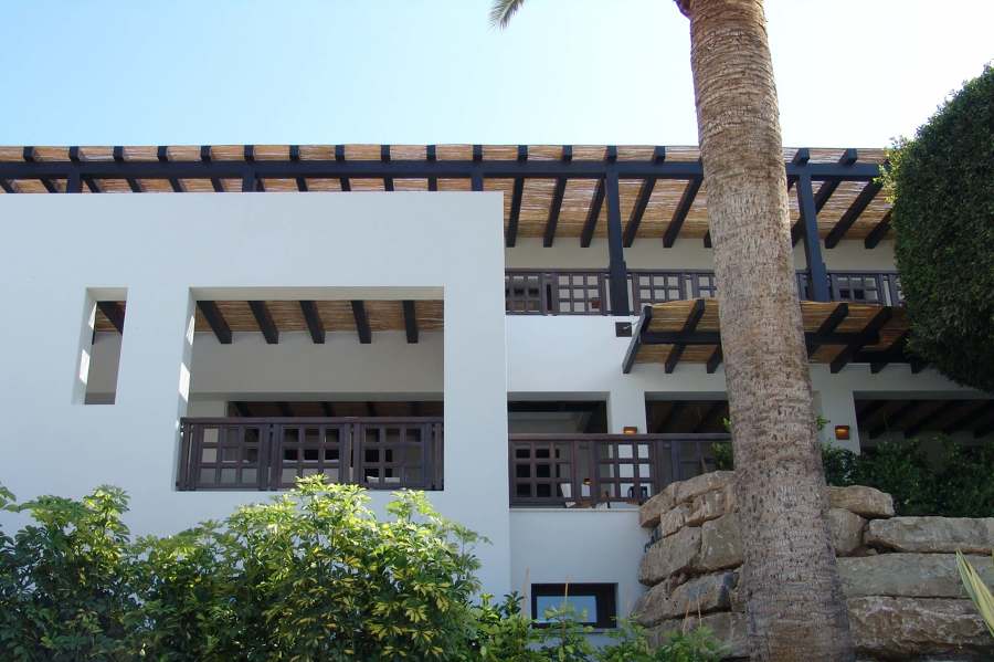 Pérgola con cañizo