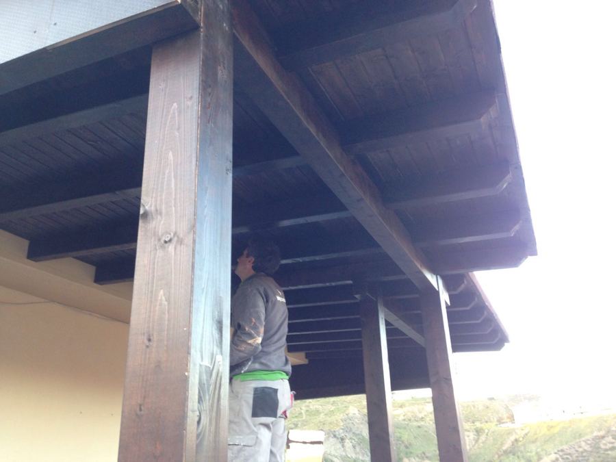 Pérgola de madera