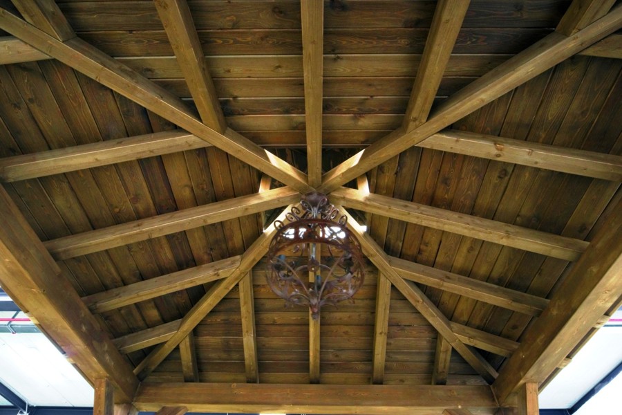 Pérgola de madera