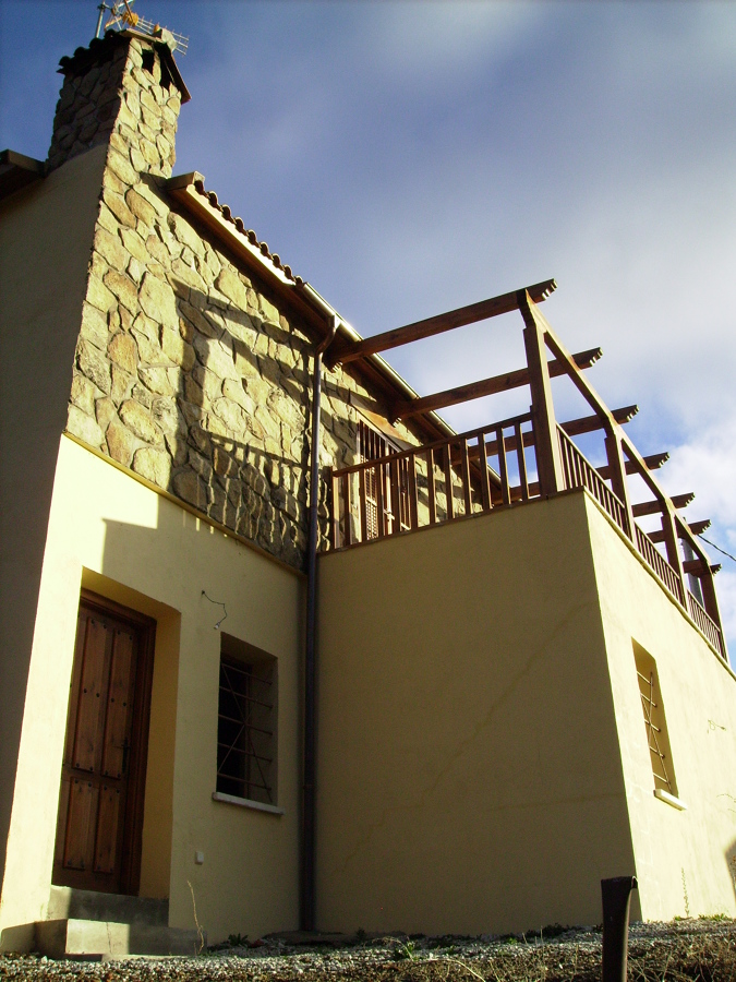 pergola en terraza trasera