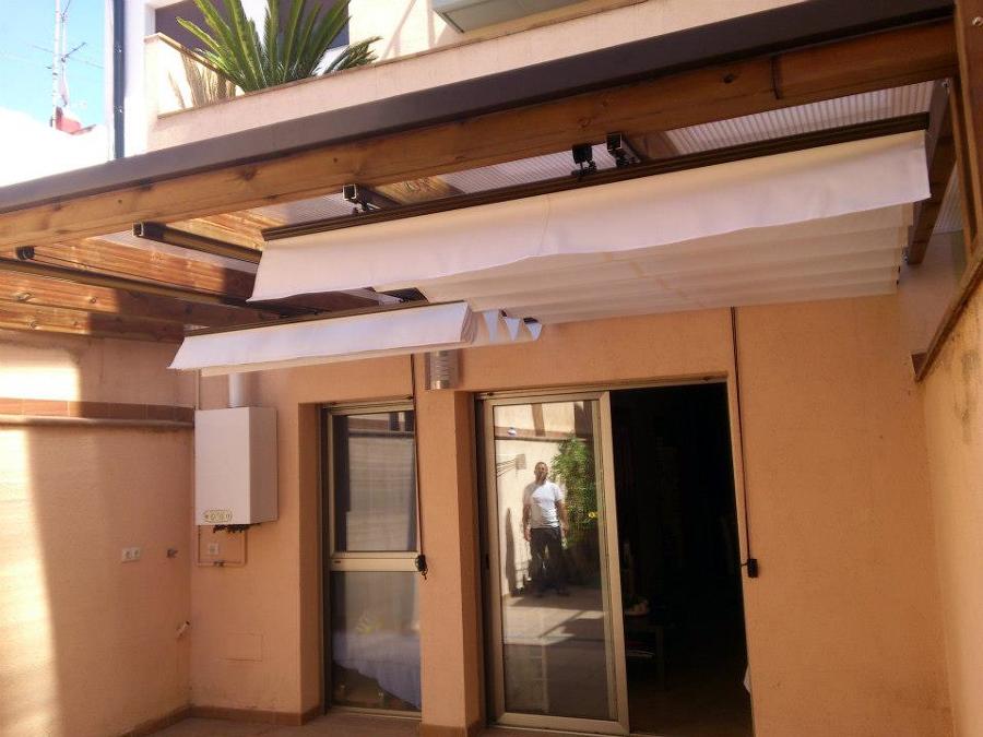 Pérgola finalizada