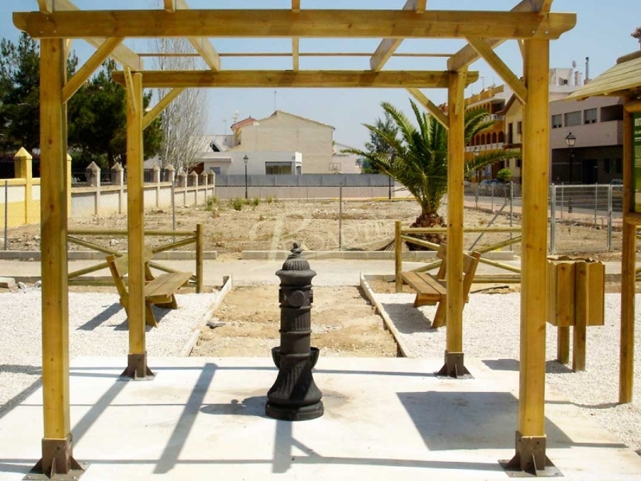 PERGOLA MADERA JARDIN PROARTE