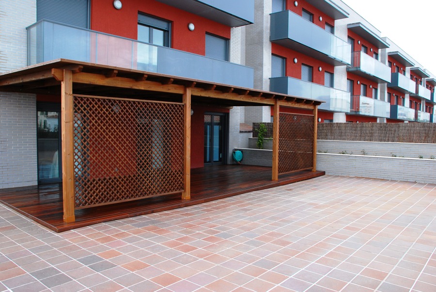 Pérgola terminada