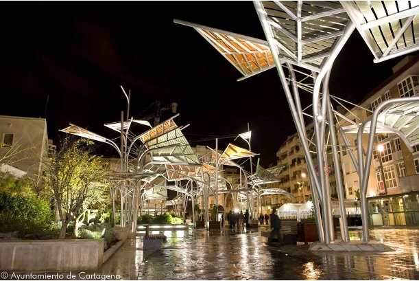 Pérgolas de la Plaza del Rey