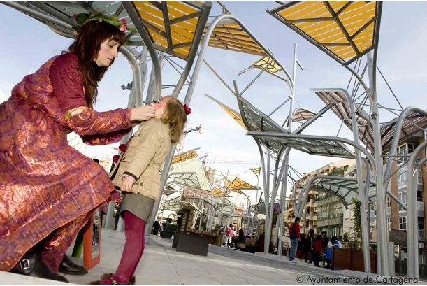 Pérgolas de la Plaza del Rey