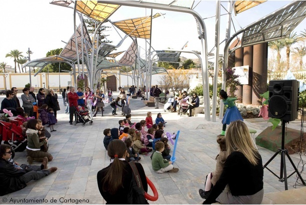 Pérgolas de la Plaza del Rey