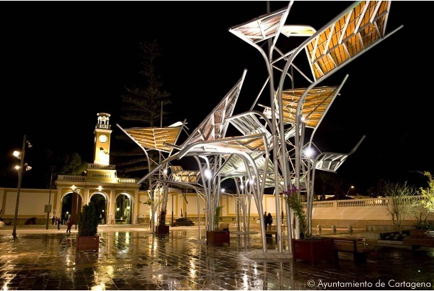 Pérgolas de la Plaza del Rey