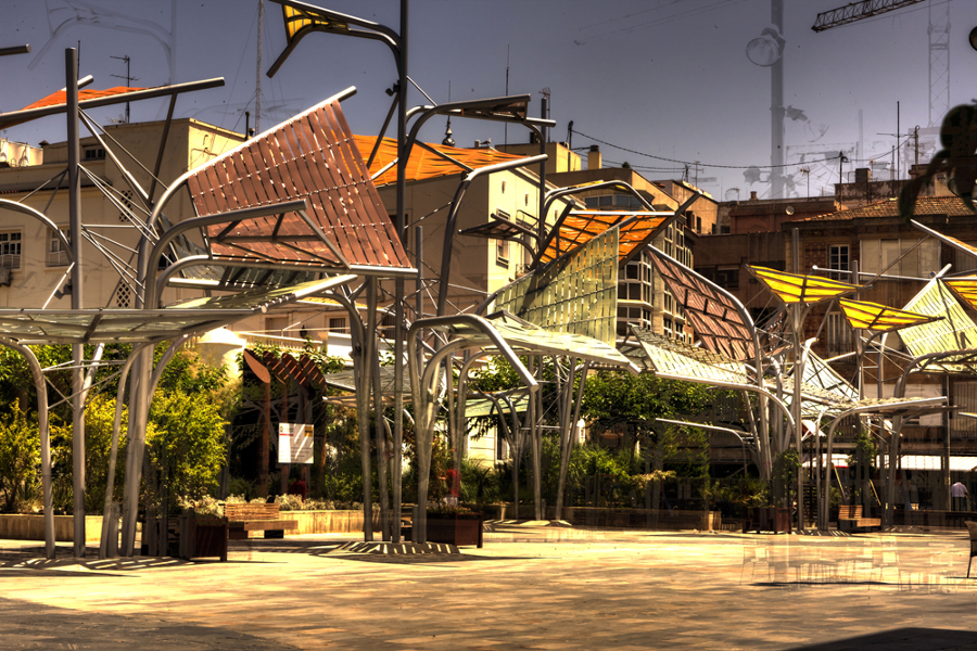 Pérgolas de la Plaza del Rey