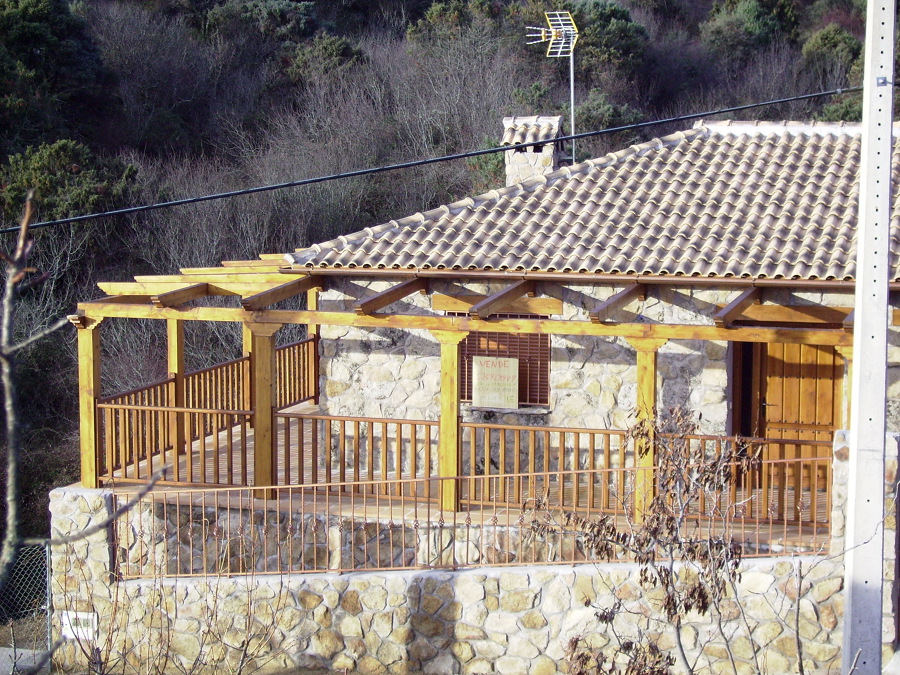 pergolas en terraza