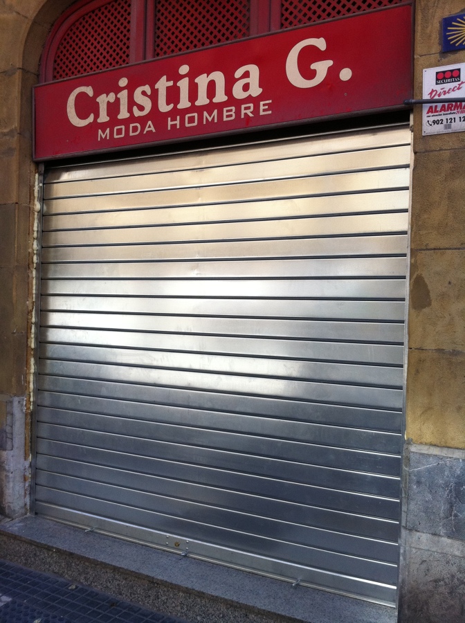 Persiana de seguridad enrollable P-115 CIEGA Galvan.