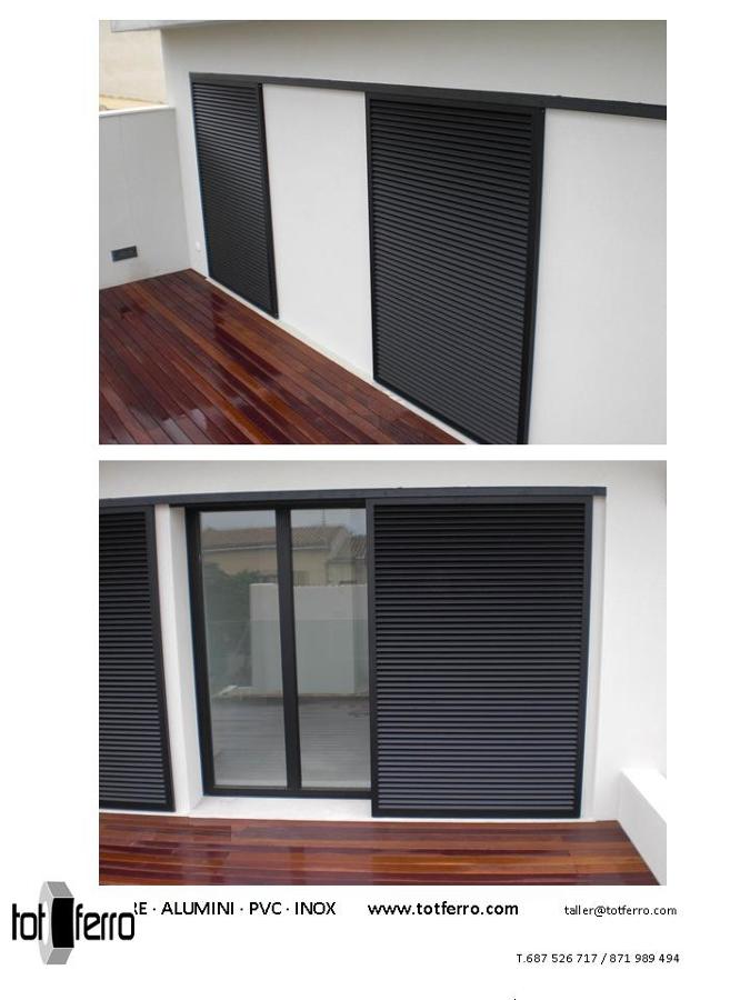 Persianas correderas