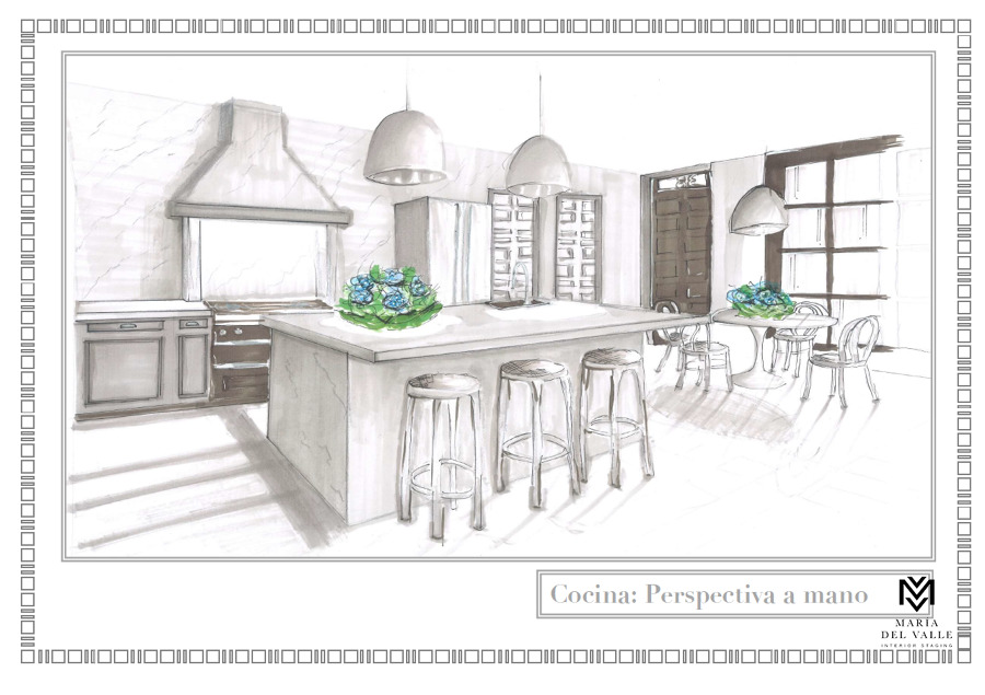 Perspectiva de cocina