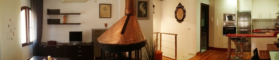 Perspectiva hacia puerta