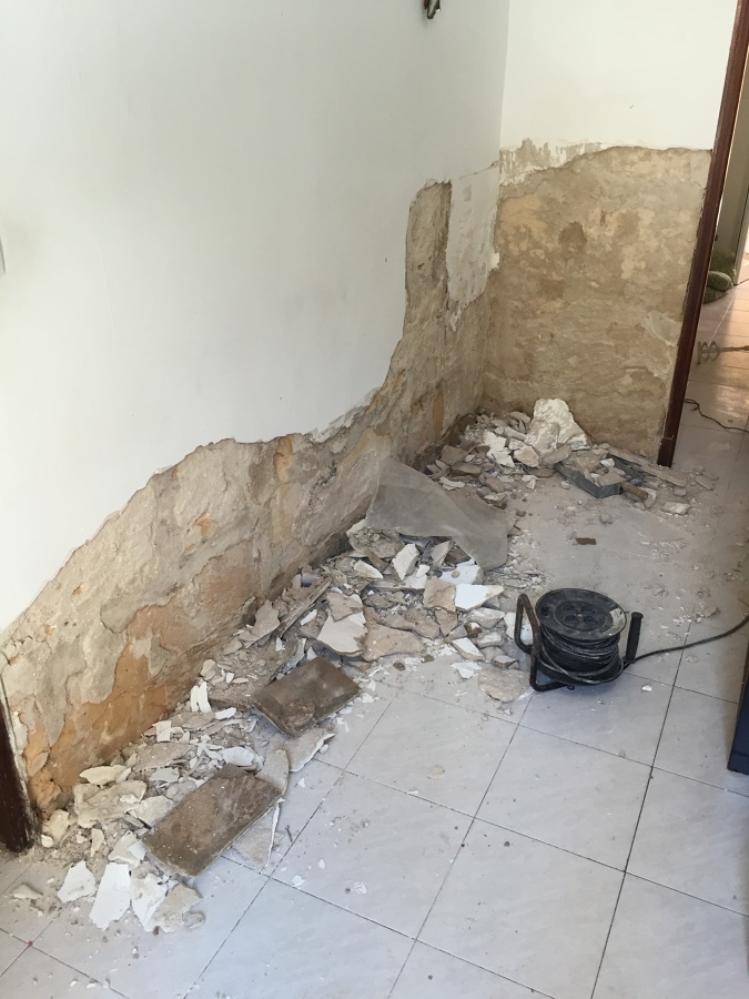 Picar pared vivienda