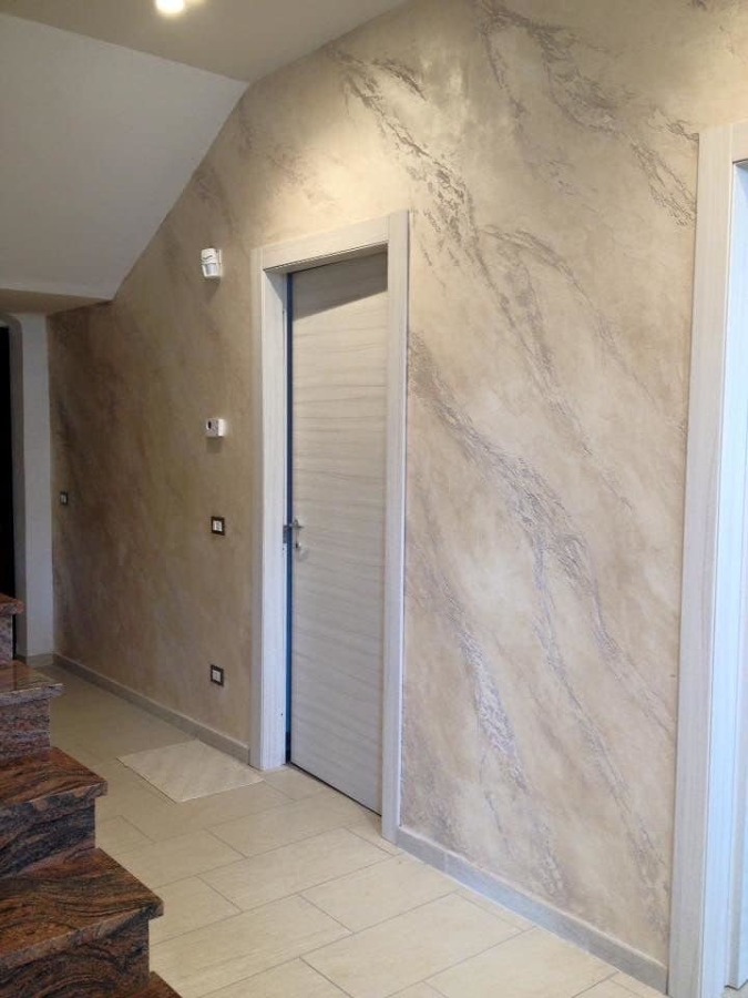 Pietra Spaccatta en comedor