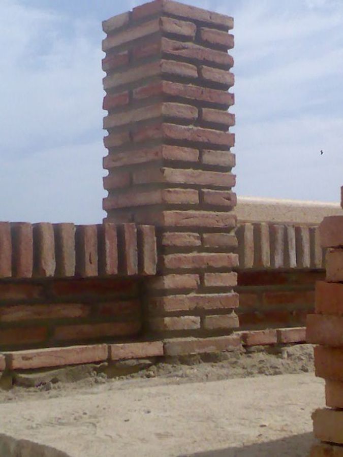 Pilar de ladrillo