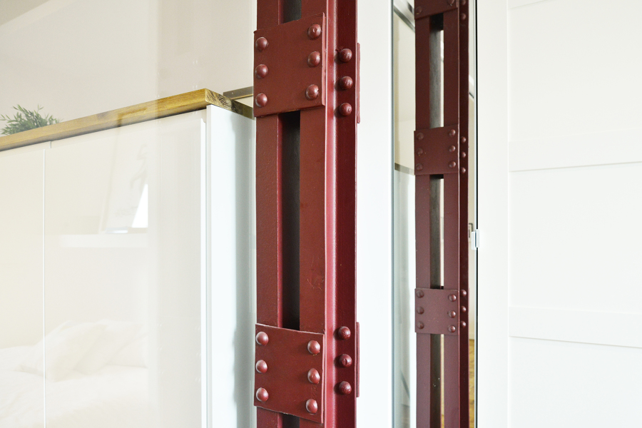 Pilar recuperado de la vivienda