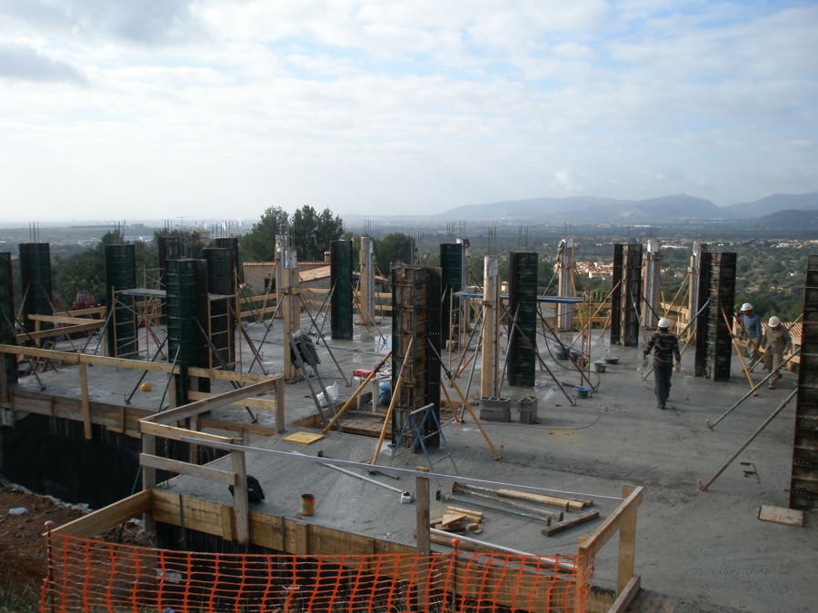 pilares planta noble