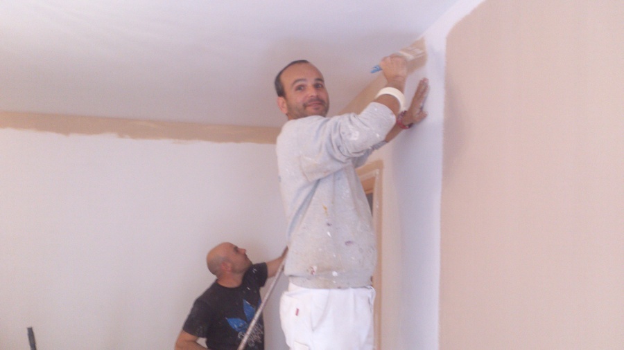 Pintado de paredes y techos