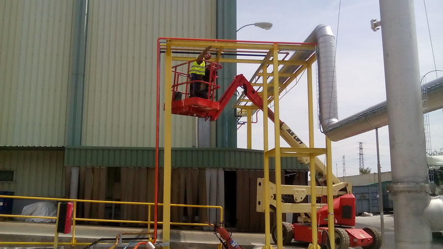 Pintado de tuberias y estructura metalica