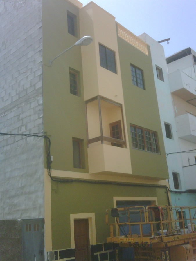 Pintado de una fachada