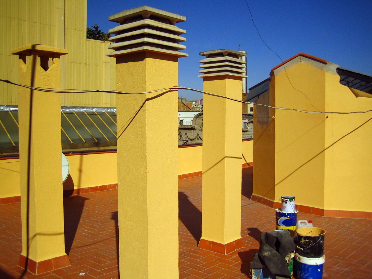 Pintado del conjunto de Ventilaciones