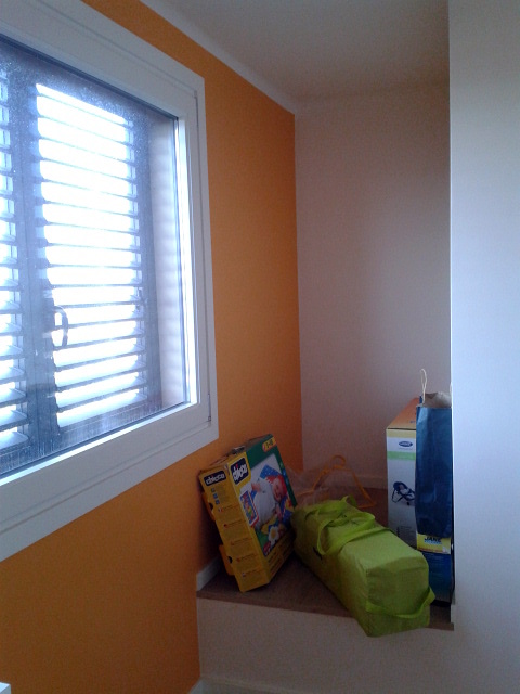 Pintado e instalación del parquet.