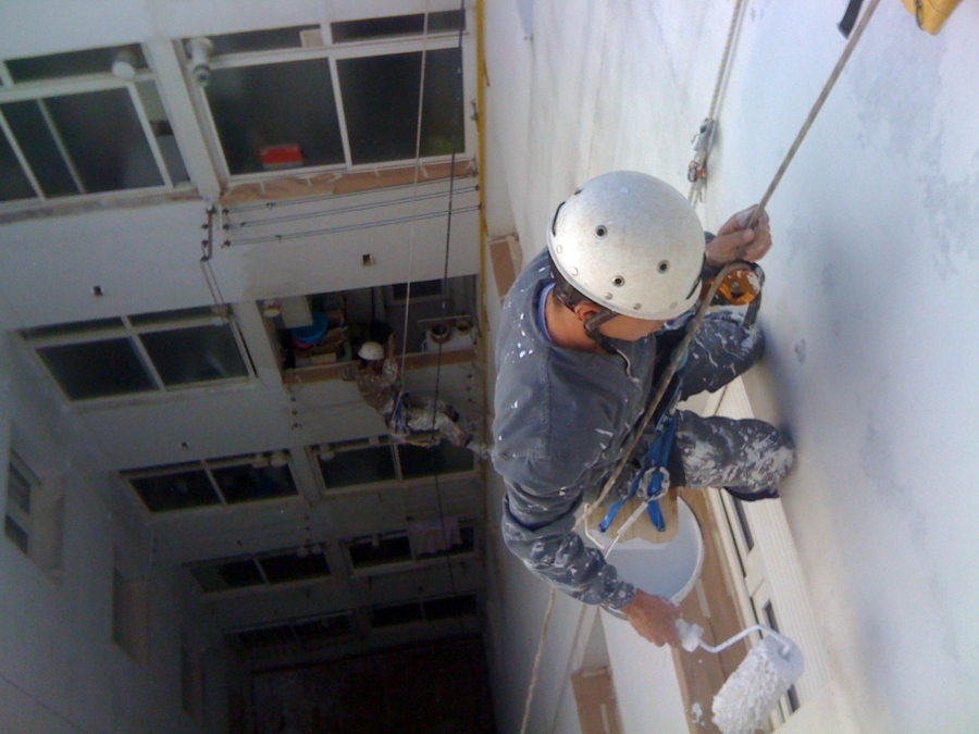 Pintado sin andamios