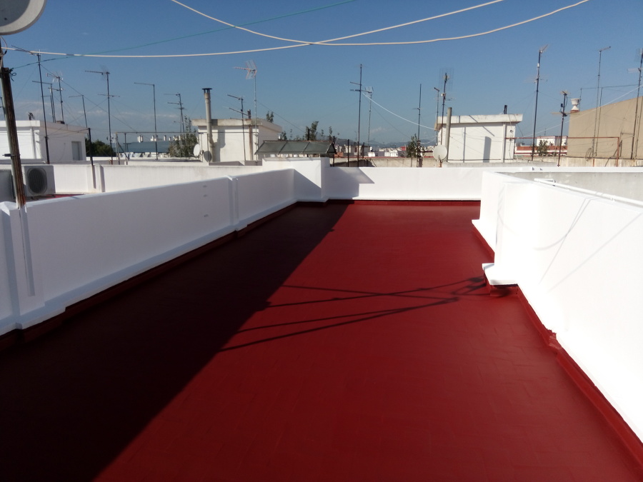 Pintado y impermeabilizado de terraza.