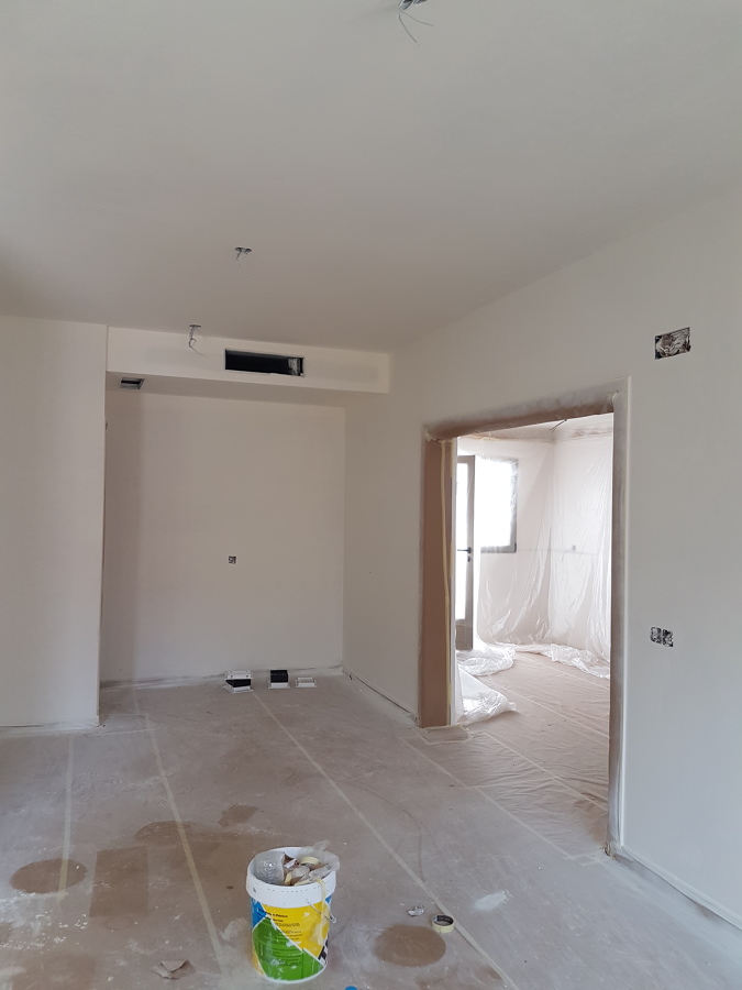 Pintando el interior