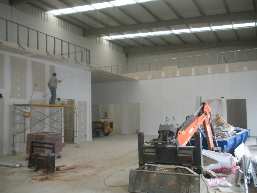 Pintando paneles pladur