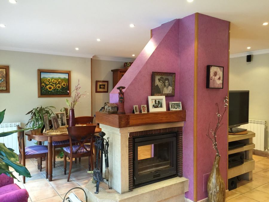 Pintando un salón-comedor