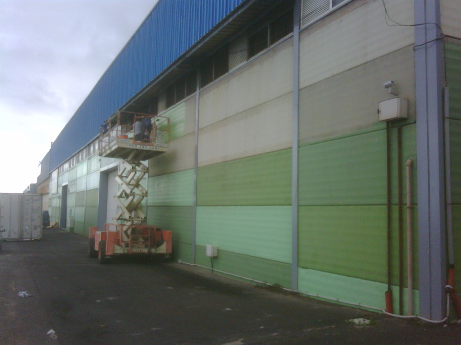 Pintar nave industrial