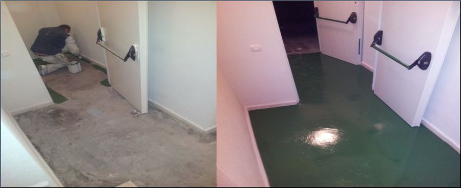 pintar suelo comunidad