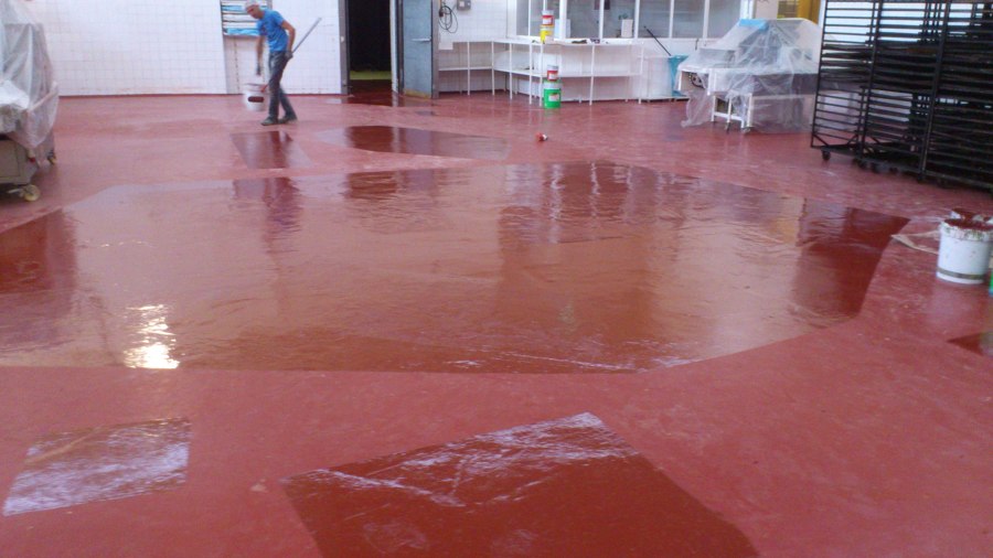 pintura de resina epoxi reparación hormigón