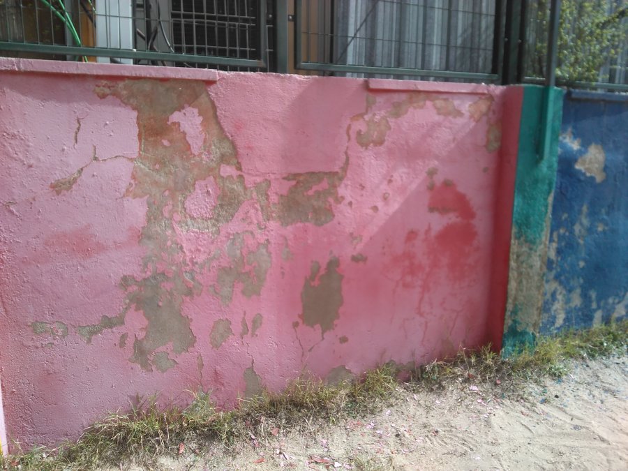 Pintura decorativa para muro de colegio