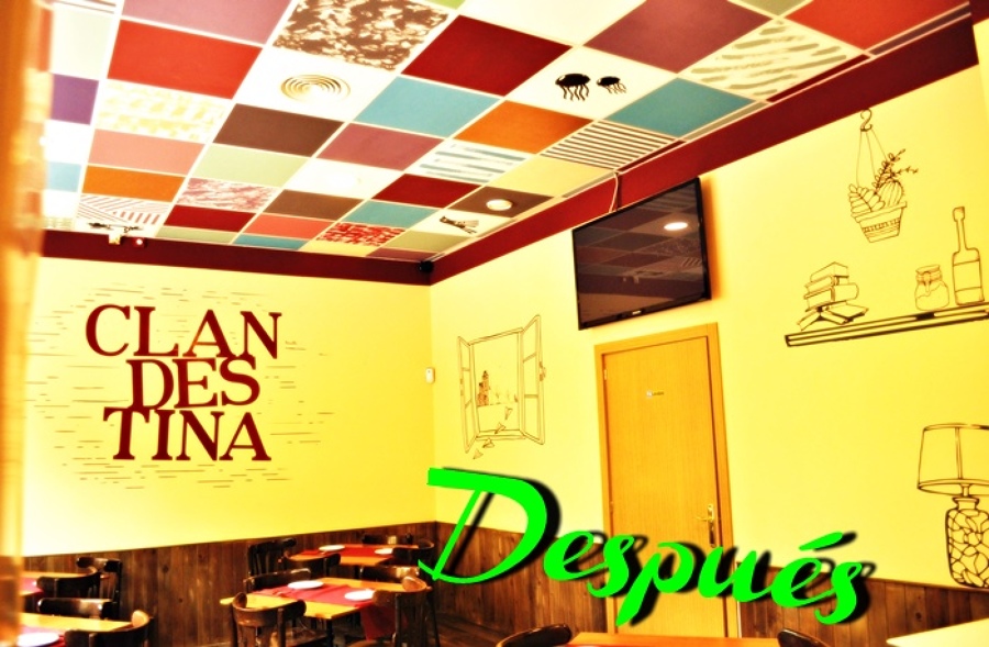 pintura decorativa techo y vinilos personalizados