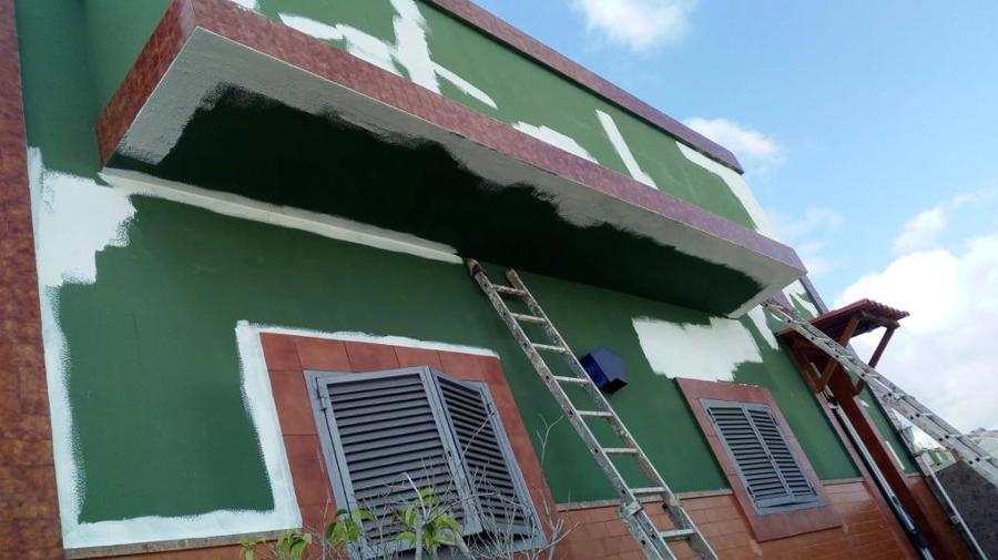 pintura exterior de fachada