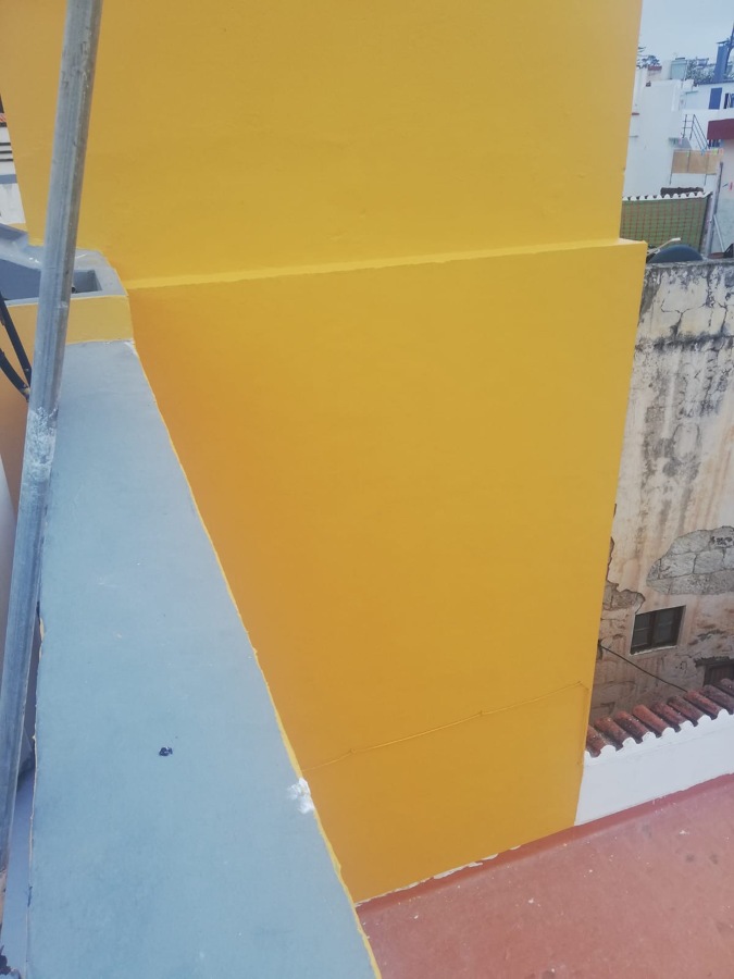 Pintura exterior de fachada