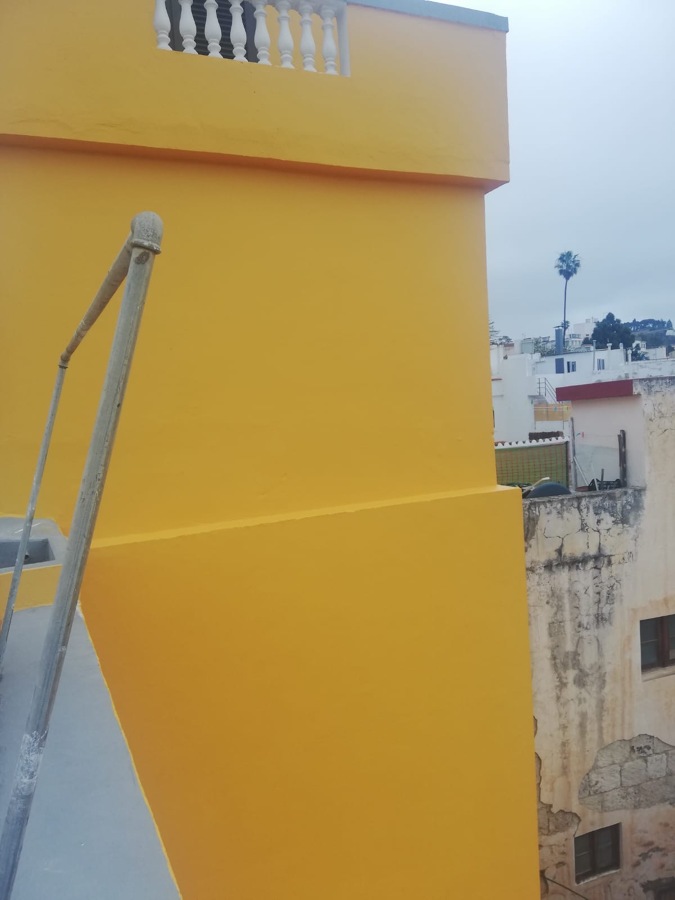 Pintura exterior de fachada