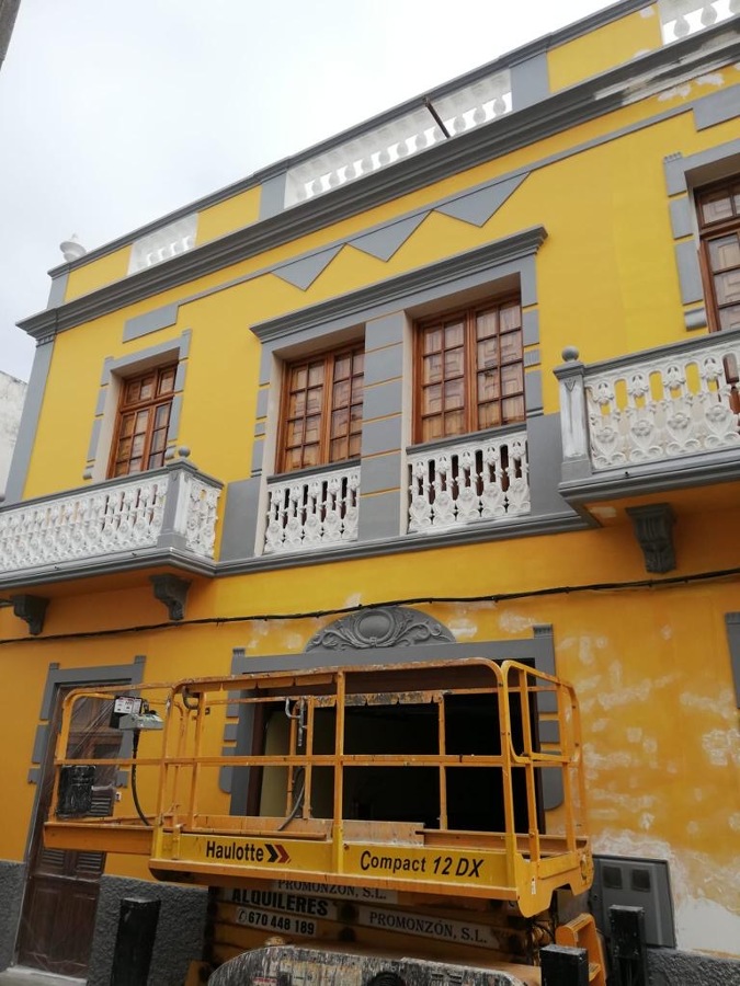 Pintura exterior de fachada