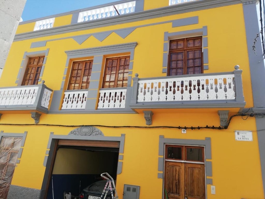 Pintura exterior de fachada