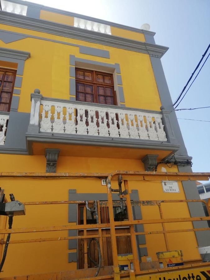 Pintura exterior de fachada