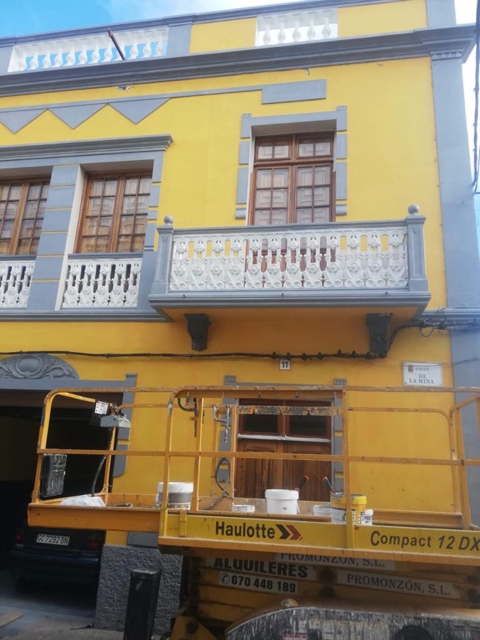 Pintura exterior de fachada