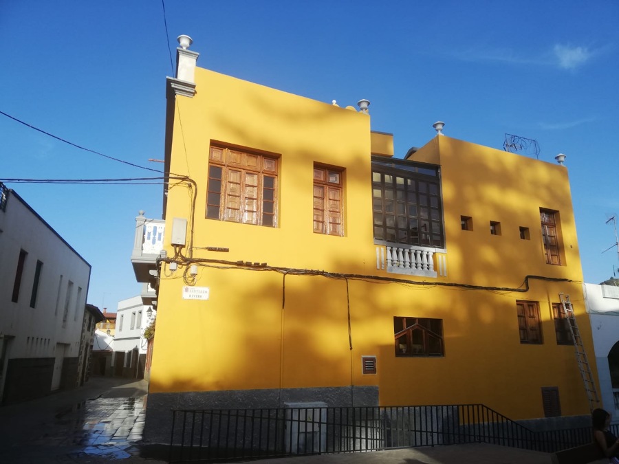 Pintura exterior de fachada